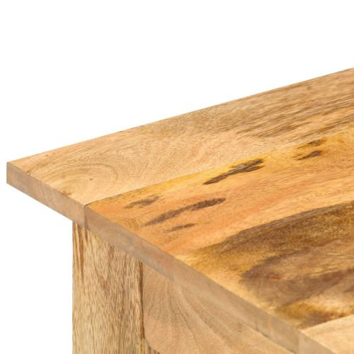 Table D'appoint 43 X 43 X 40 Cm Bois De Manguier Massif