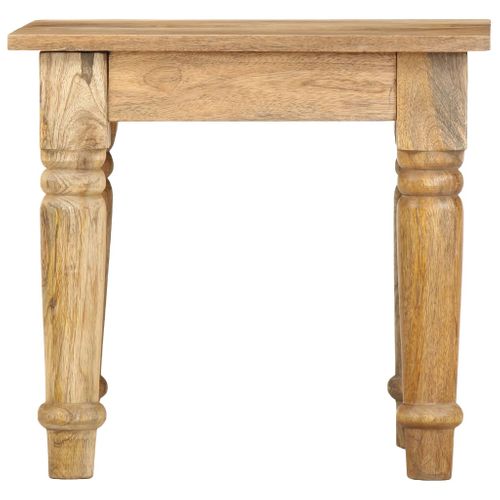 Table D'appoint 43 X 43 X 40 Cm Bois De Manguier Massif