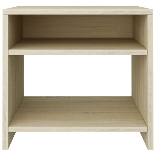 Table De Chevet Chêne Sonoma 40x30x40 Cm Bois Contreplaqué