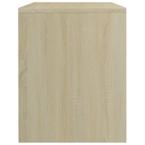 Table De Chevet Chêne Sonoma 40x30x40 Cm Bois Contreplaqué