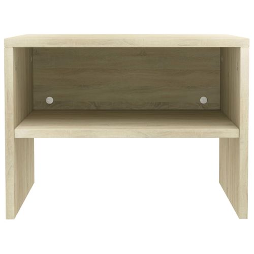 Tables De Chevet 2 Pièces Chêne Sonoma 40x30x30 Cm Bois Ingénierie