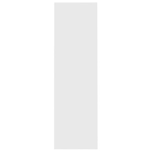 Bibliothèque Blanc 97,5x29,5x100 Cm Bois Contreplaqué