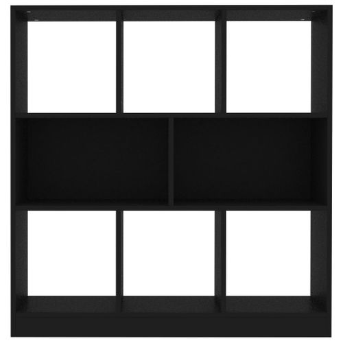 Cabinet à Livres Avec Étagères Polyvalentes Noir 97,5x29,5x100 Cm Bois Composé
