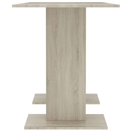 Table De Salle à Manger Chêne Sonoma 110 X 60 X 75 Cm Aggloméré