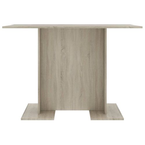 Table De Salle à Manger Chêne Sonoma 110 X 60 X 75 Cm Aggloméré