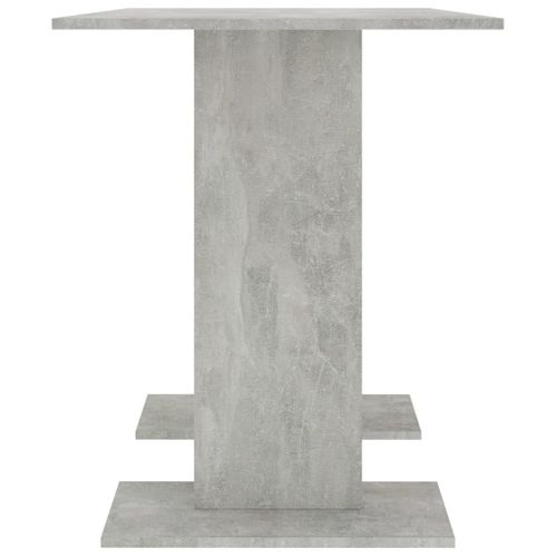 Table De Salle à Manger Gris Béton 110 X 60 X 75 Cm Aggloméré