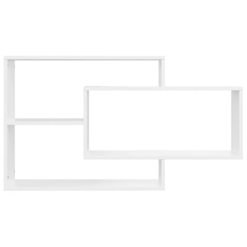 Étagères Murales Blanc 104x20x58,5 Cm Bois Contreplaqué