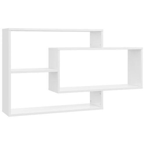 Étagère D'angle Murale Noir 20x20x127,5 Cm Bois Contreplaqué