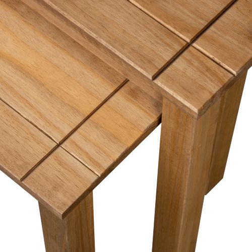 Tables Gigognes 2 Pièces Bois De Pin Massif Assortiment Panama