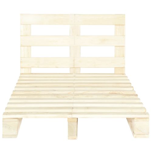 Cadre De Lit De Palette Sans Matelas Bois Pin Massif 120x200 Cm