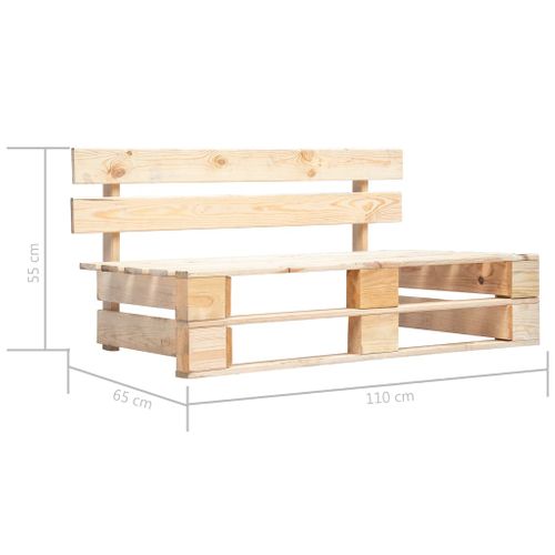Banc Palette De Jardin Bois