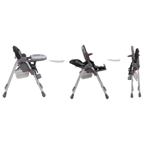 Chaise Haute Pour Bébé Gris