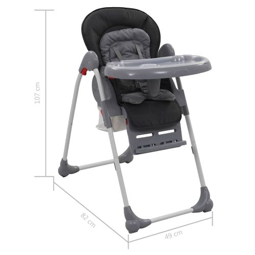 Chaise Haute Pour Bébé Gris