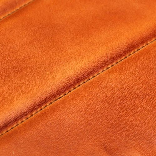 Fauteuil Brun Roux Cuir Véritable