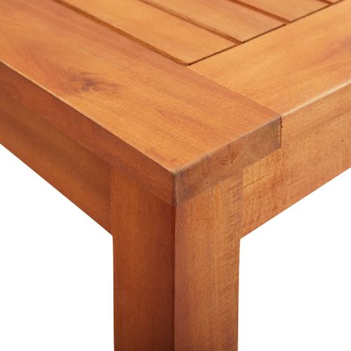 Table De Jardin 88x88x74 Cm Bois D'acacia Massif