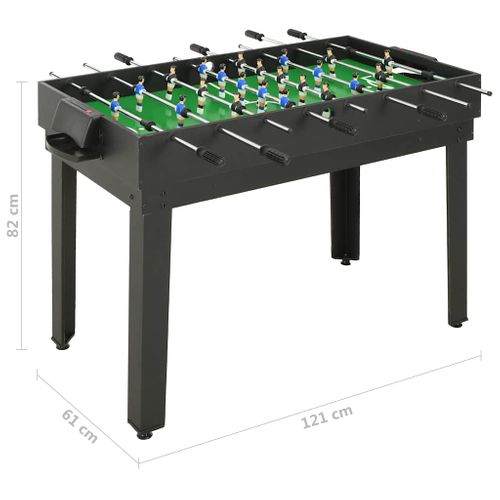 Table De Jeu Multiple 15 En 1 121x61x82 Cm Noir