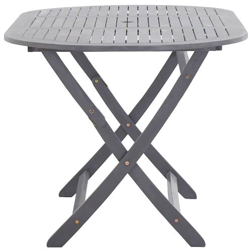Table Pliable De Jardin 160 X 85 X 75 Cm Bois D'acacia Massif