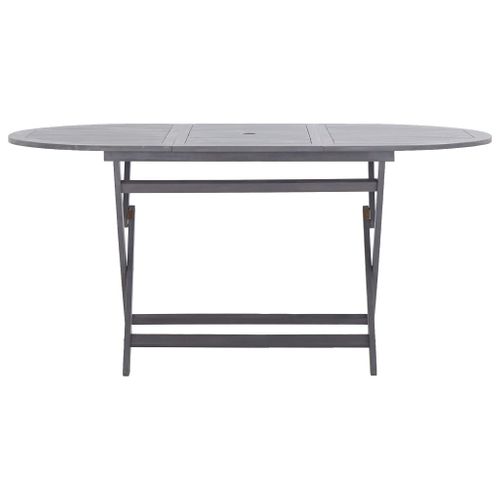 Table Pliable De Jardin 160 X 85 X 75 Cm Bois D'acacia Massif