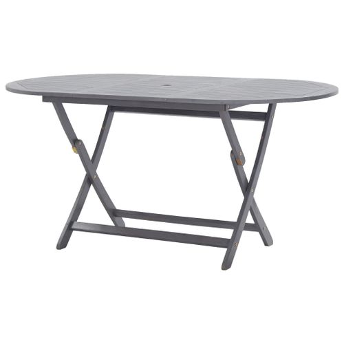 Table Pliable De Jardin 160 X 85 X 75 Cm Bois D'acacia Massif