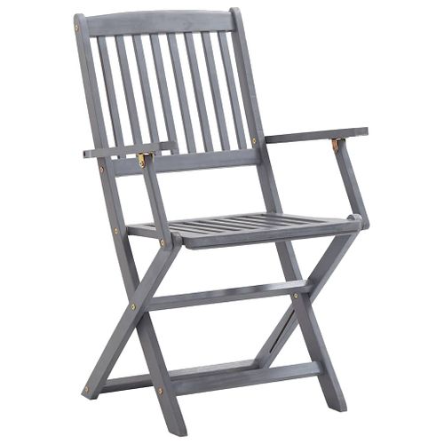 Chaises Pliables D'extérieur Lot De 4 Bois D'acacia Solide