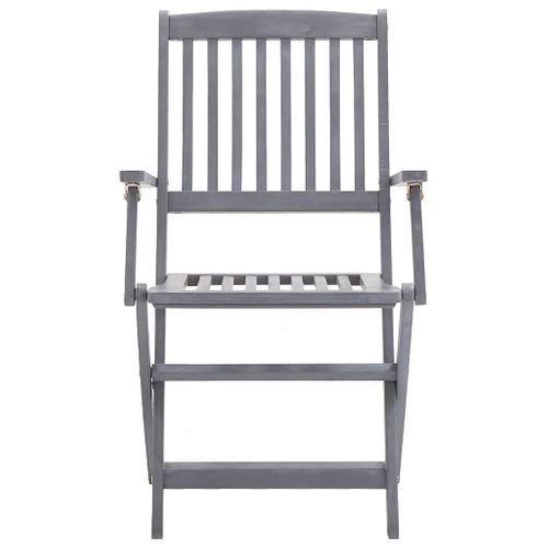 Chaises Pliables D'extérieur Lot De 4 Bois D'acacia Solide