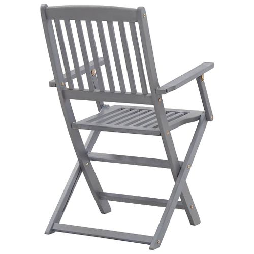 Chaises Pliables D'extérieur Lot De 4 Bois D'acacia Solide