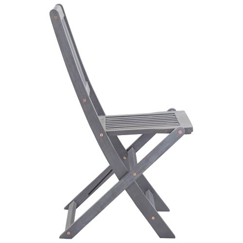 Chaises Pliables D'extérieur Lot De 2 Bois D'acacia Solide
