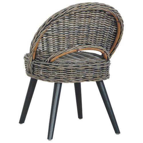 Chaise-canapé Kubu Rotin Noir