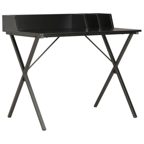 Bureau Noir 80x50x84 Cm