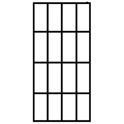 Écran De Douche Verre Trempé Transparent 118x190 Cm