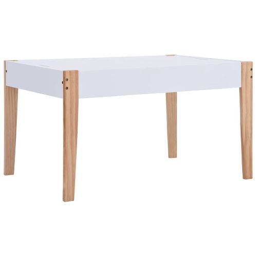 Ensemble De Table Et Chaises Pour Enfants 3 Pièces Noir Et Blanc