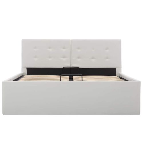 Cadre De Lit à Rangement Hydraulique Sans Matelas 120x200 Cm