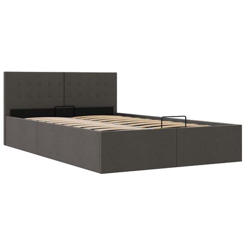 Cadre De Lit à Rangement Hydraulique Sans Matelas 120x200 Cm