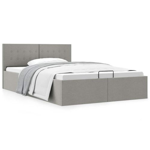 Cadre De Lit à Rangement Hydraulique Sans Matelas 120x200 Cm