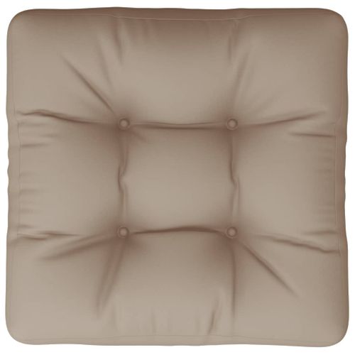 Coussin De Palette Taupe 60x61,5x10 Cm Tissu