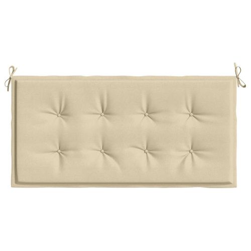 Coussin De Banc De Jardin Beige 100x50x4 Cm Tissu Oxford