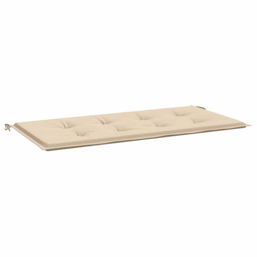 Coussin De Banc De Jardin Beige 100x50x4 Cm Tissu Oxford