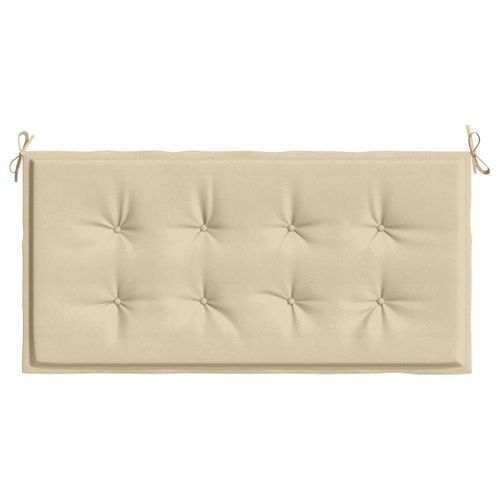 Coussin De Banc De Jardin Beige 120x50x4 Cm Tissu Oxford