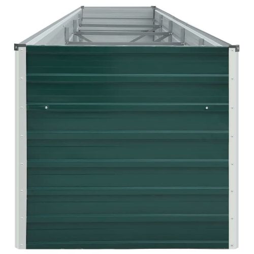 Jardinière De Jardin Acier Galvanisé 400x80x77 Cm Vert