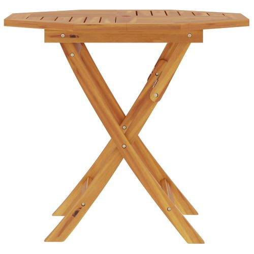 Table Pliable De Jardin 85x85x76 Cm Bois De Teck Solide