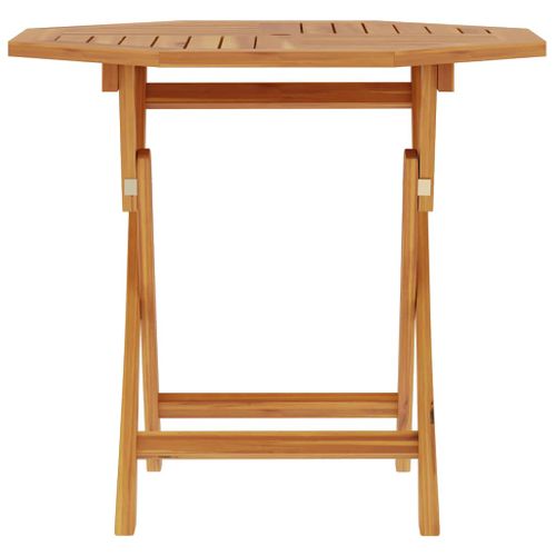 Table Pliable De Jardin 85x85x76 Cm Bois De Teck Solide