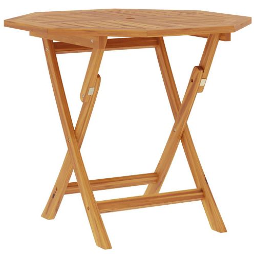 Table Pliable De Jardin 85x85x76 Cm Bois De Teck Solide