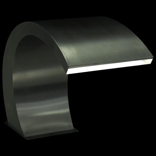 Fontaine Piscine LED Acier Inoxydable 30x60x45 Cm 15 LEDs Blanc Ip68