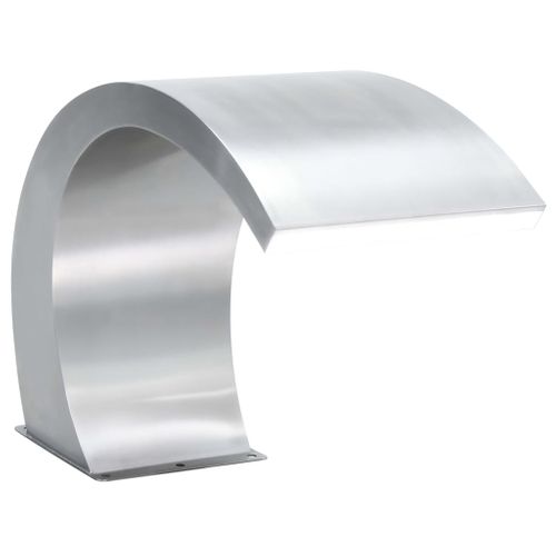 Fontaine Piscine LED Acier Inoxydable 30x60x45 Cm 15 LEDs Blanc Ip68