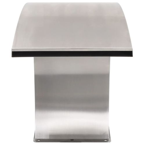 Fontaine Piscine LED Acier Inoxydable 30x60x45 Cm 15 LEDs Blanc Ip68