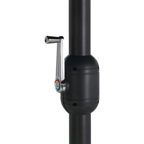 Parasol à Double Toit Droit - 460x270 Cm - Bleu