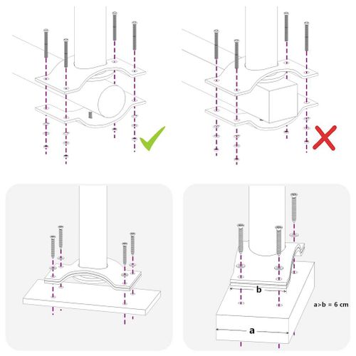 Auvent Latéral Rétractable De Patio 80x300 Cm Bleu
