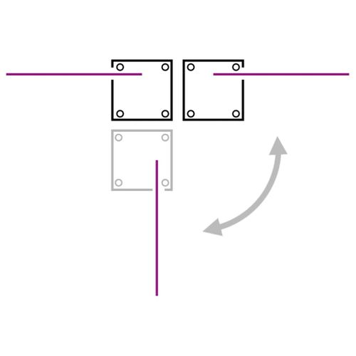 Auvent Latéral Rétractable Rouge 100 X 1000 Cm