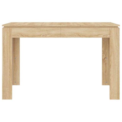 Table à Manger Chêne Sonoma 120x60x76 Cm Bois Contreplaqué