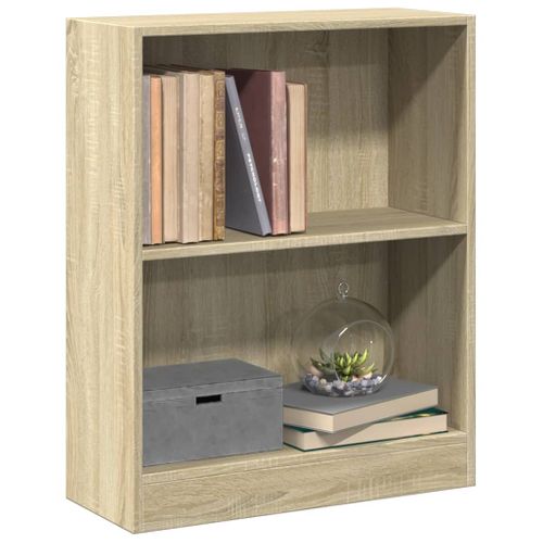 Bibliothèque Chêne Sonoma 60x24x76 Cm Bois Contreplaqué